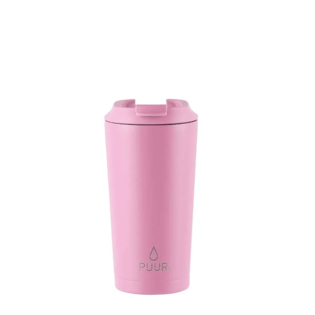 Vaso Térmico Mug Hermético de acero inoxidable 470 ml Palo Rosa Puur
