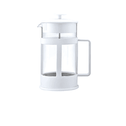 Cafetera Francesa Embolo New Parma Blanca 6 tazas Oroley