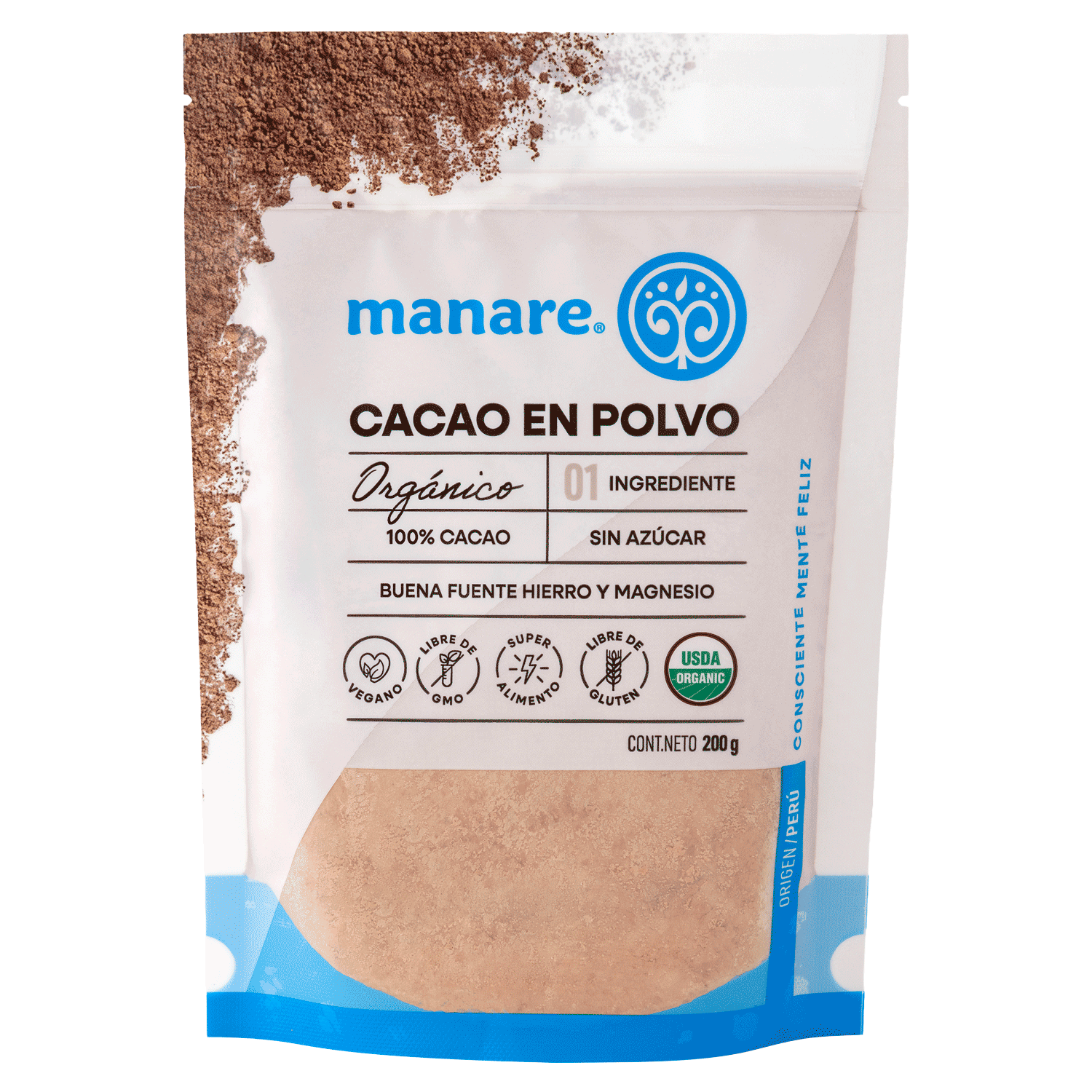Cacao en Polvo (200g) Manare