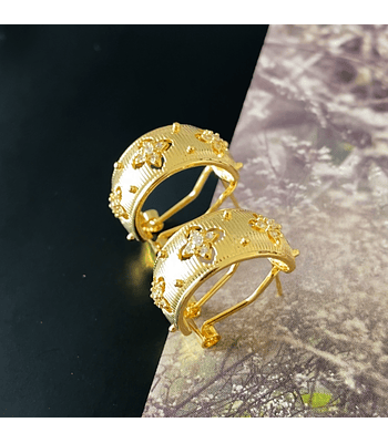 Argollas Doradas Cruz