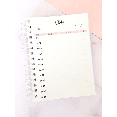 Planner Manicurista: Formato día a día