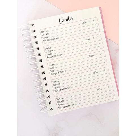 Planner Manicurista: Formato Agendar Horas