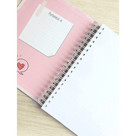 Cuaderno personalizado A6 (puntos, líneas, cuadriculado y hojas blancas)