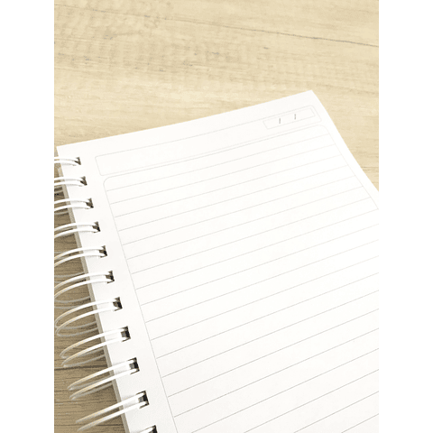 Cuaderno personalizado A6 (puntos, líneas, cuadriculado y