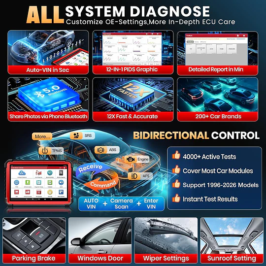 SCANNER LAUNCH X431 PRO 3S+ V5.0 - Image 4