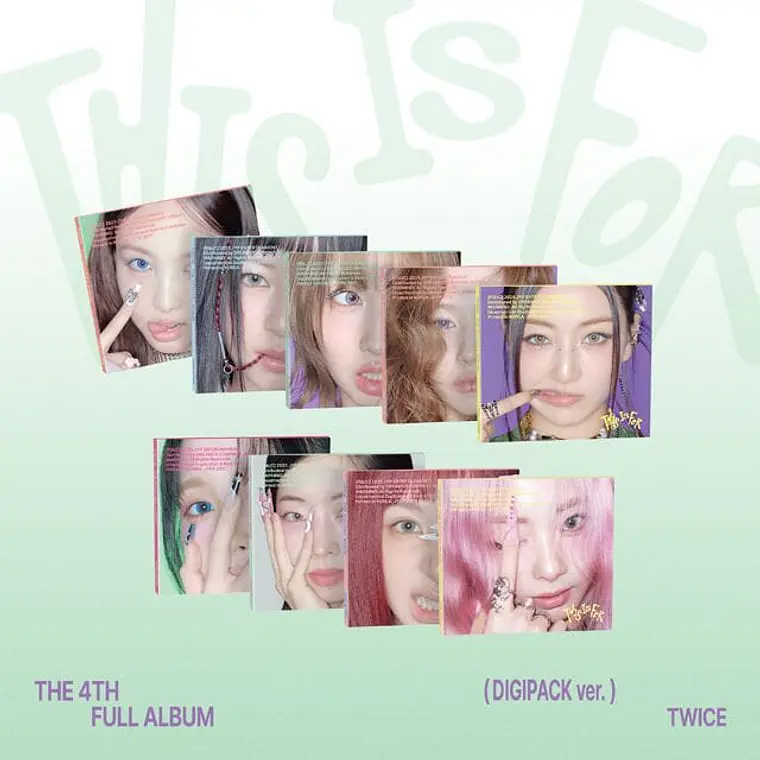  TWICE - 4th Full Album [THIS IS FOR] (DIGIPACK Ver.) 1