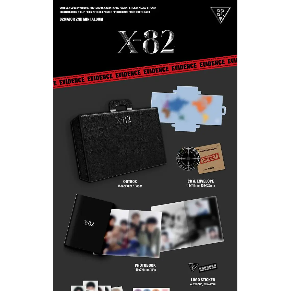 82MAJOR - 2nd Mini Album [X-82] 2