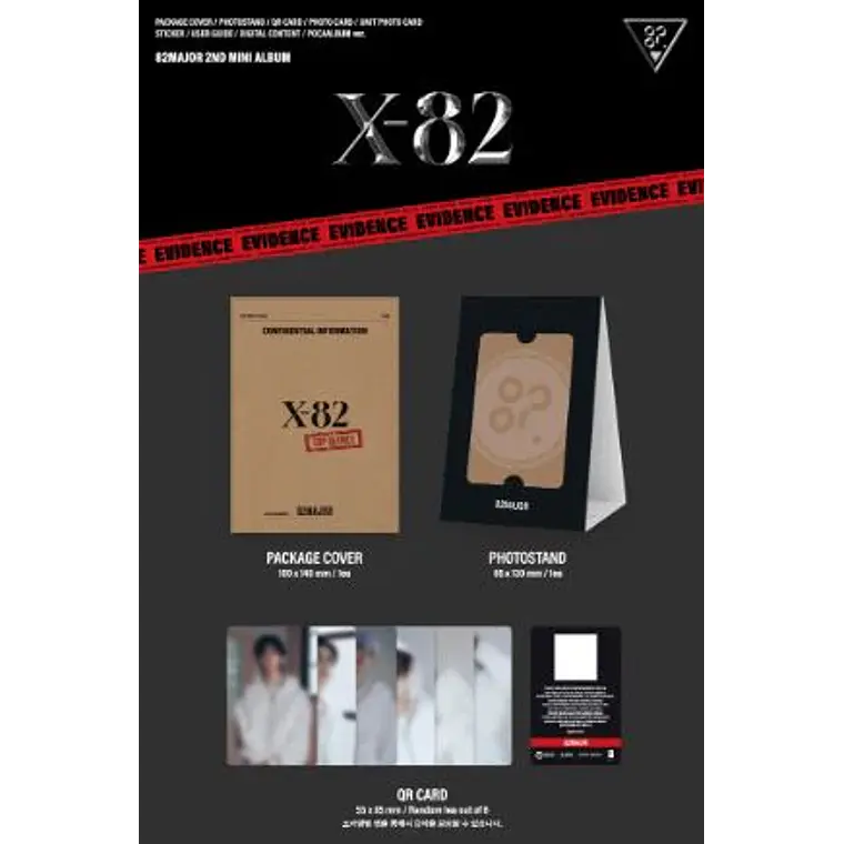 82MAJOR - 2nd Mini Album [X-82] (POCAALBUM) 2
