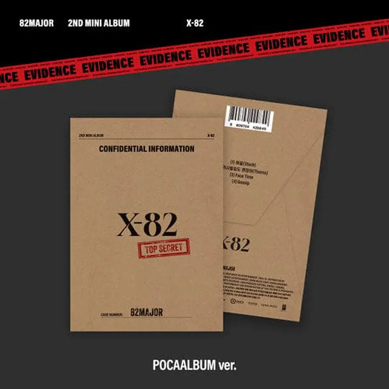 82MAJOR - 2nd Mini Album [X-82] (POCAALBUM) 1