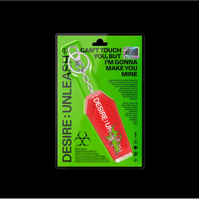ENHYPEN - 6th Mini Album [DESIRE : UNLEASH] (KEYRING Ver.) 1