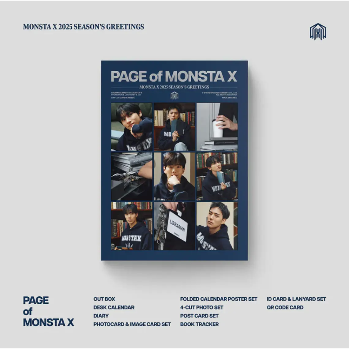 MONSTA X - 2025 SEASON'S GREETINGS [PAGE of MONSTA X] 1