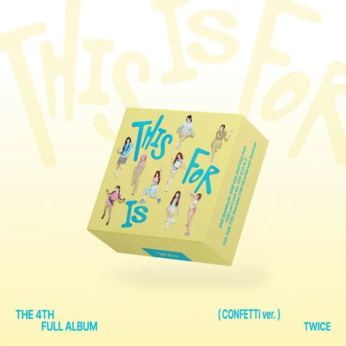 트와이스 (TWICE) 정규 4집 [THIS IS FOR] (CONFETTI ver.) 1