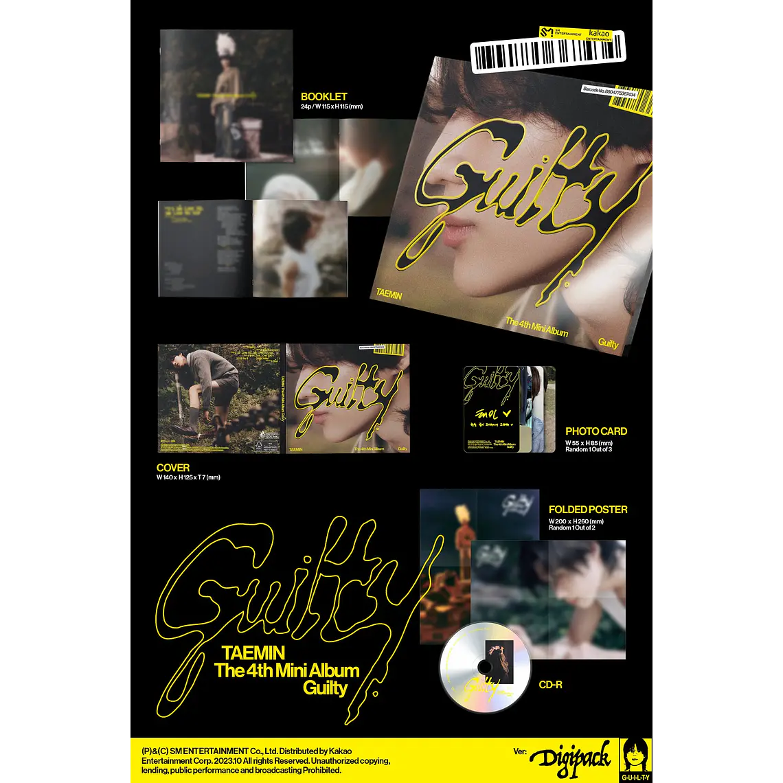  태민(TAEMIN) - Guilty (Digipack ver.) 2