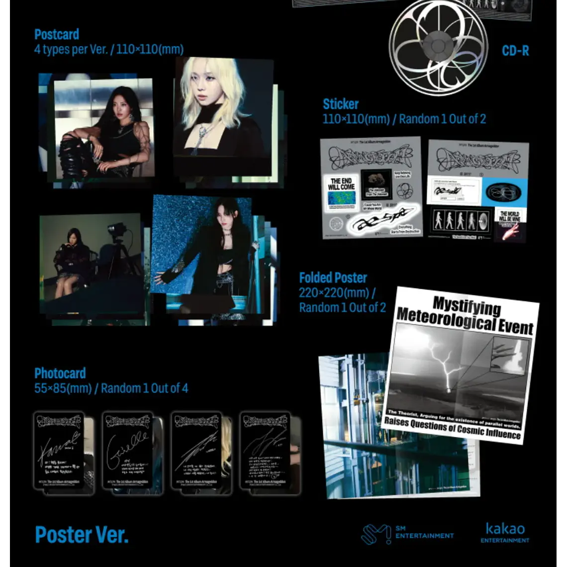 aespa - 1ST ALBUM [Armageddon] Poster Ver. 3