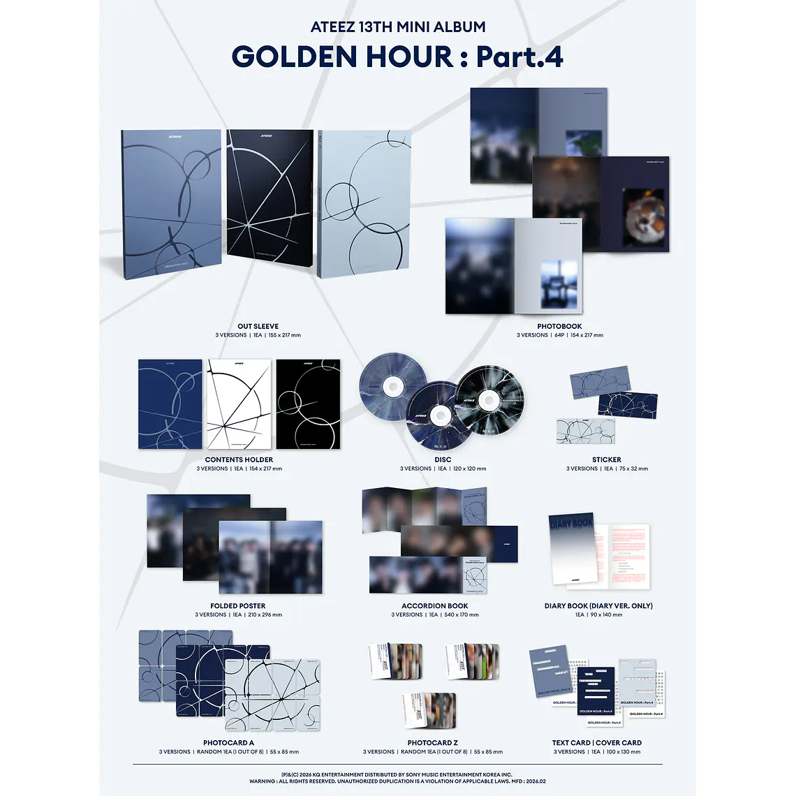 ATEEZ - GOLDEN HOUR : Part.4 (Standard Ver.) 2