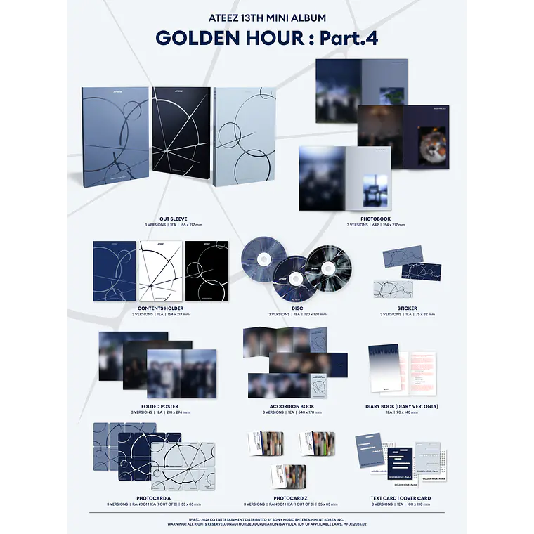 ATEEZ - GOLDEN HOUR : Part.4 (Standard Ver.) 2