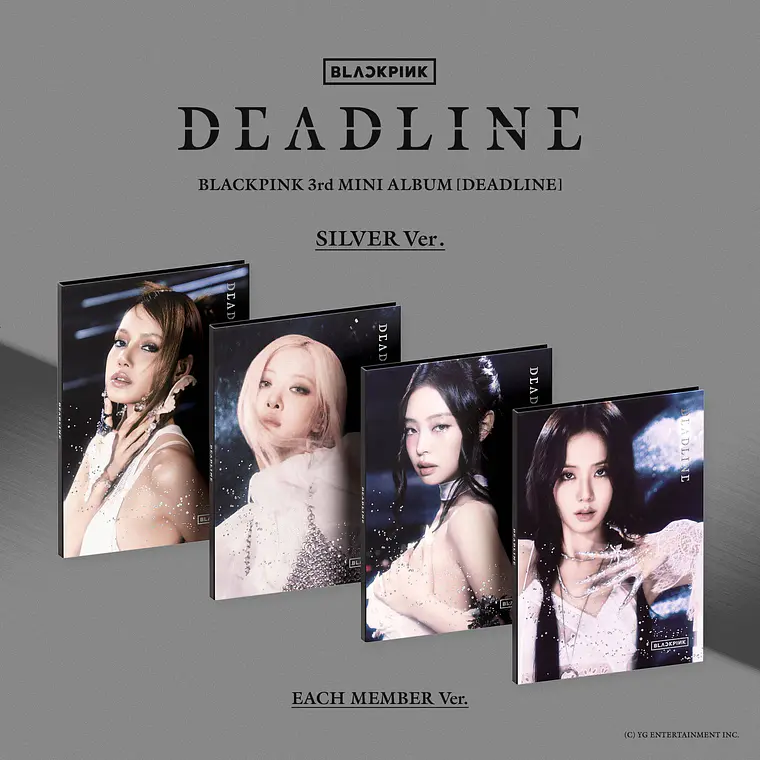 BLACKPINK - 3rd MINI ALBUM [DEADLINE](SILVER Ver.) 1