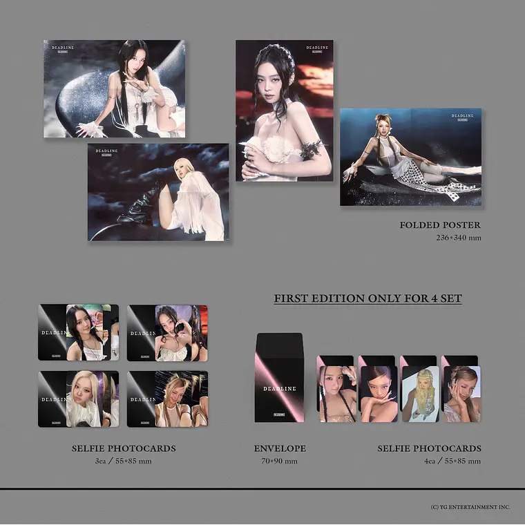 BLACKPINK - 3rd MINI ALBUM [DEADLINE](SILVER Ver.) 3