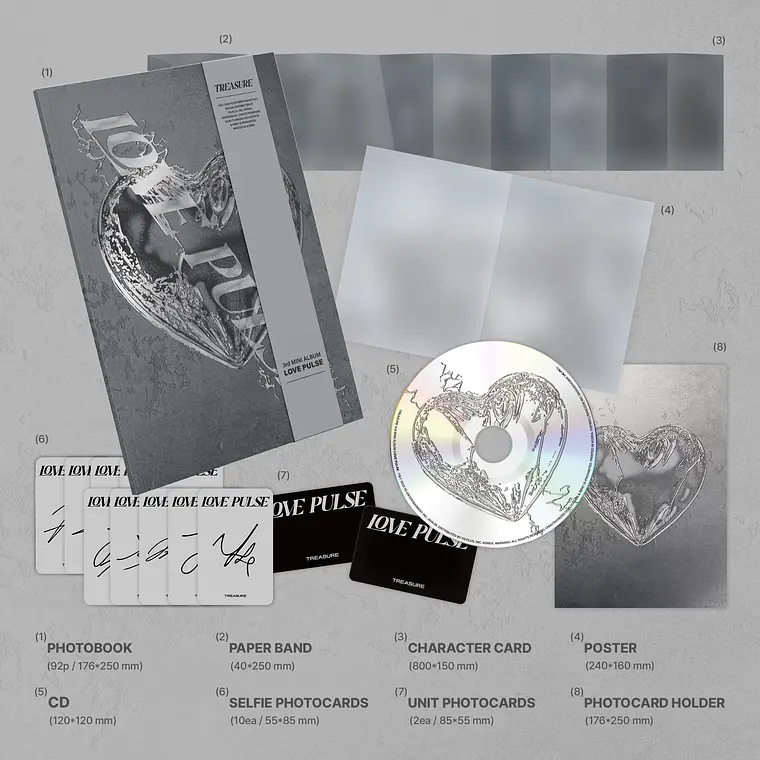 TREASURE - 3rd MINI ALBUM [LOVE PULSE] 4