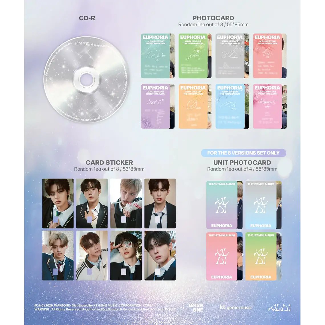 	ALPHA DRIVE ONE - THE 1ST MINI ALBUM [EUPHORIA](JEWEL CASE ver.) 4