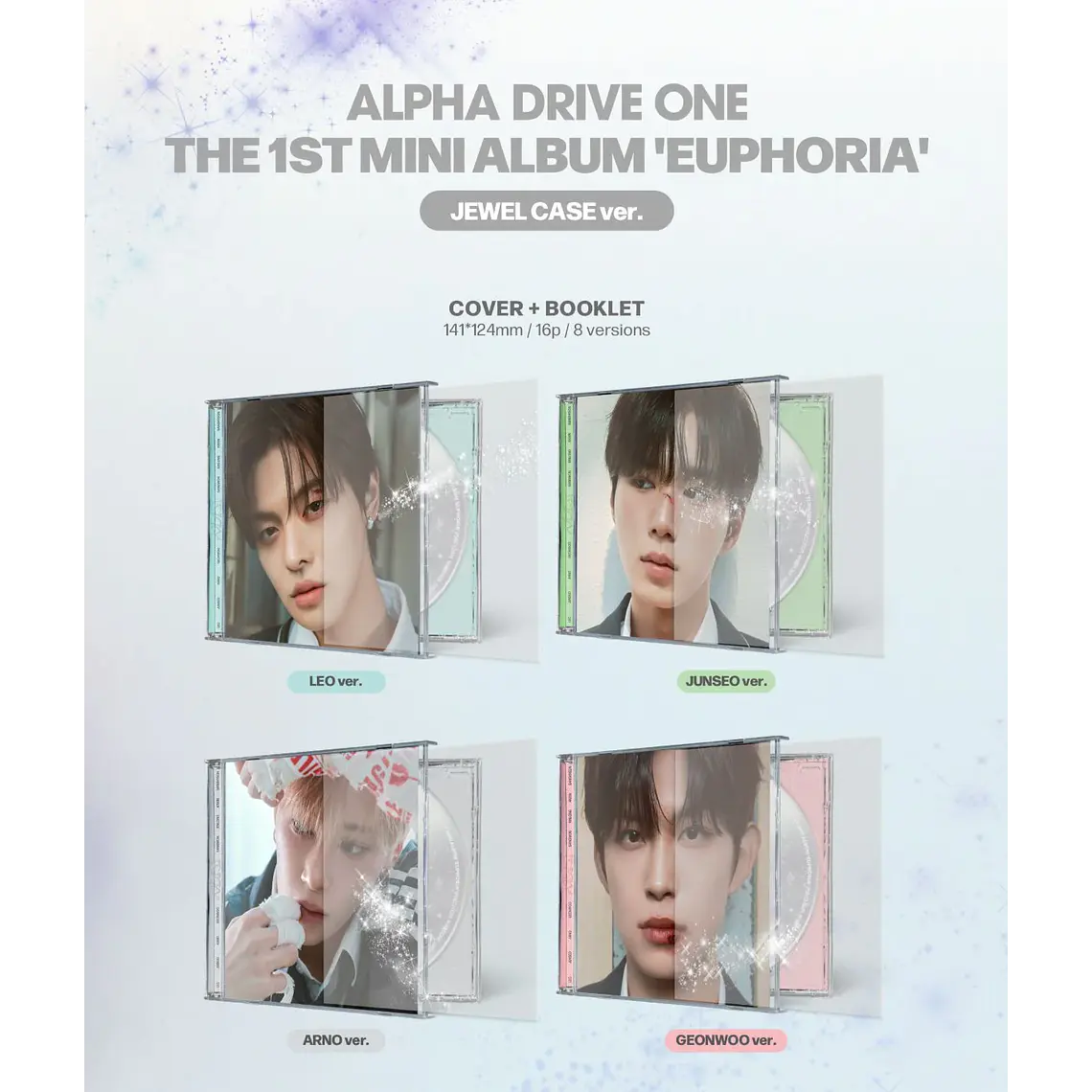 	ALPHA DRIVE ONE - THE 1ST MINI ALBUM [EUPHORIA](JEWEL CASE ver.) 2