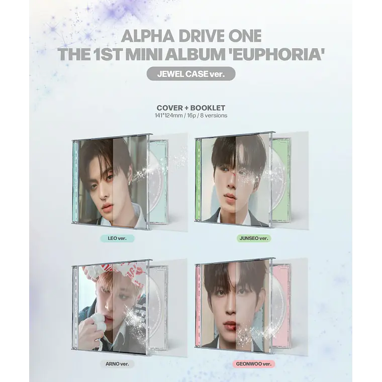 	ALPHA DRIVE ONE - THE 1ST MINI ALBUM [EUPHORIA](JEWEL CASE ver.) 2