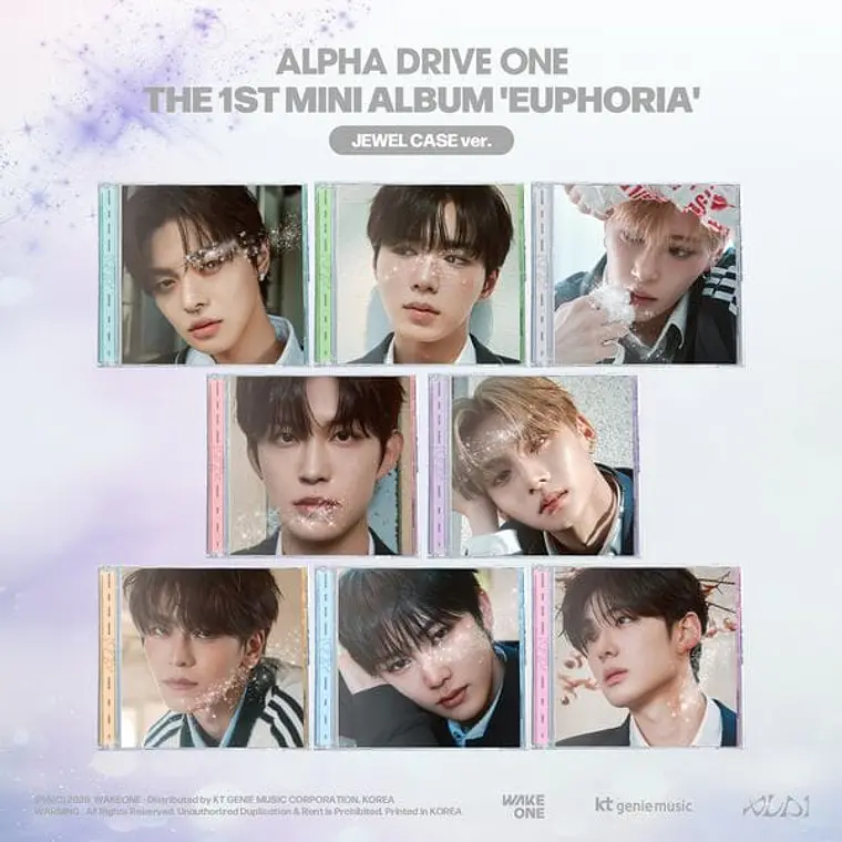 	ALPHA DRIVE ONE - THE 1ST MINI ALBUM [EUPHORIA](JEWEL CASE ver.) 1