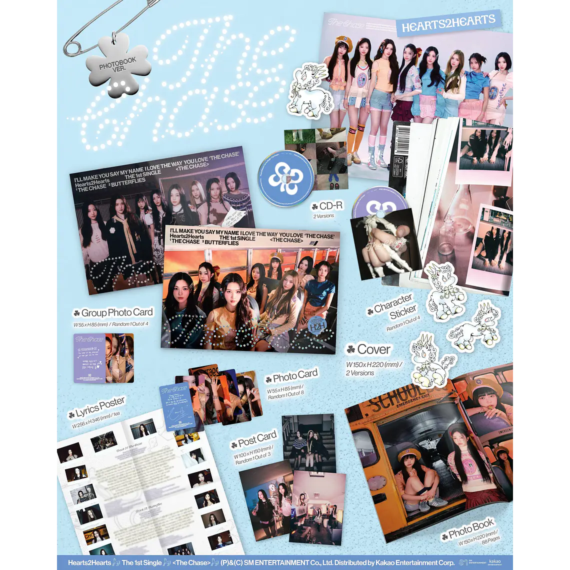 Hearts2Hearts - 1ST SINGLE ALBUM [The Chase] (Photobook Ver.) 2