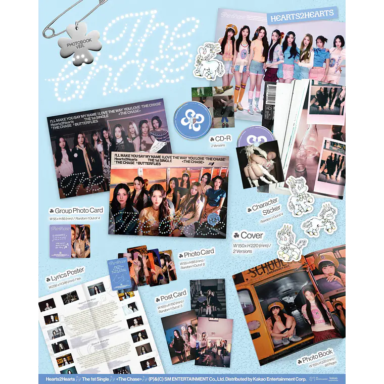 Hearts2Hearts - 1ST SINGLE ALBUM [The Chase] (Photobook Ver.) 2