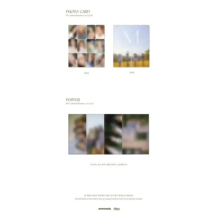 MAMAMOO - 11TH MINI ALBUM [WAW] 4