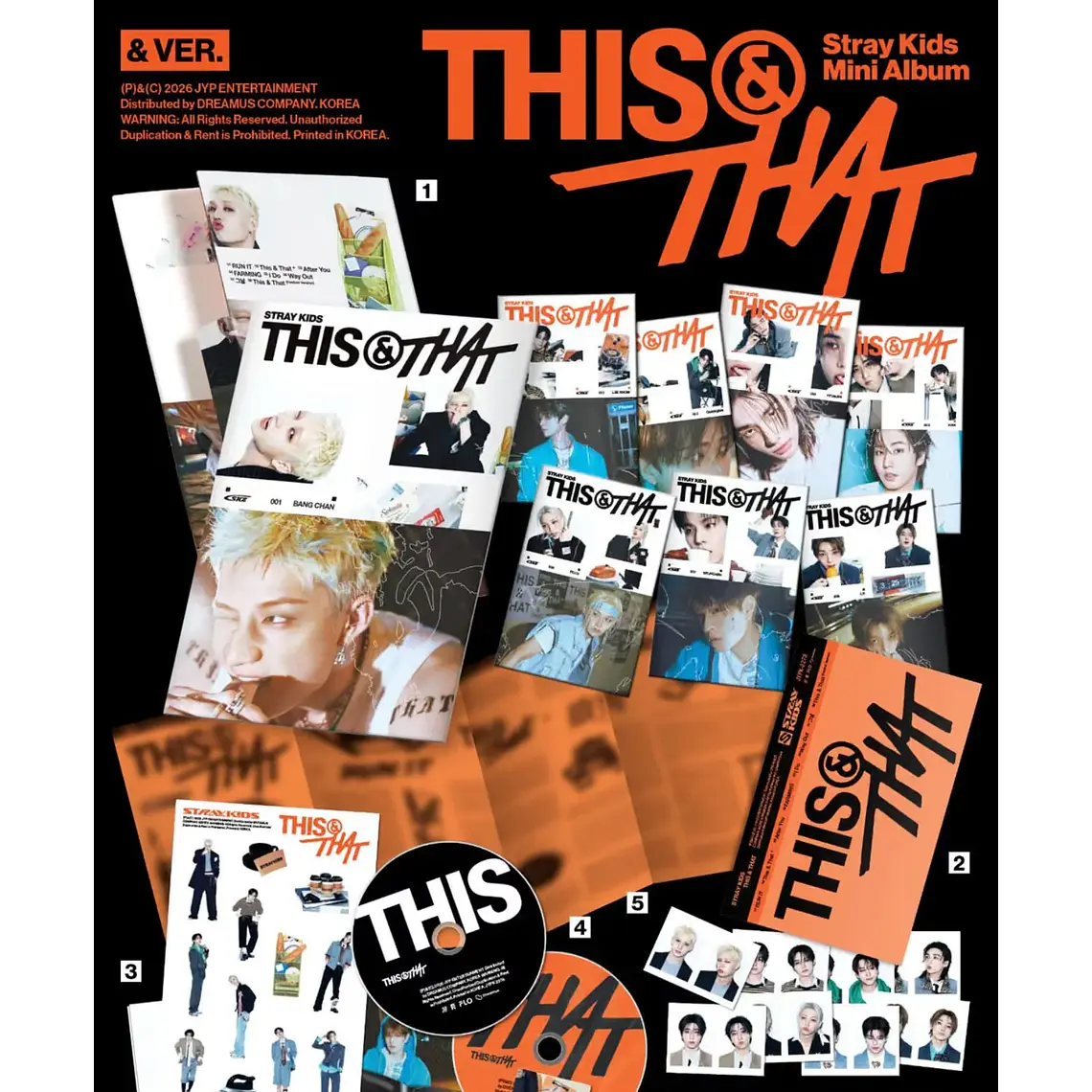 STRAY KIDS - THIS & THAT (& VER.) 2