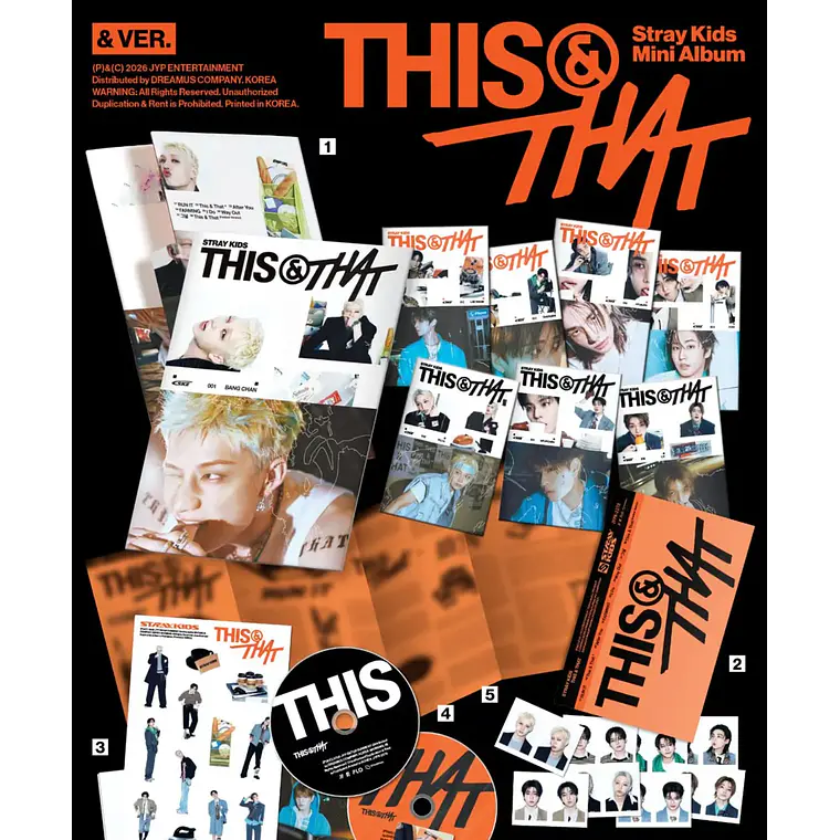 STRAY KIDS - THIS & THAT (& VER.) 2