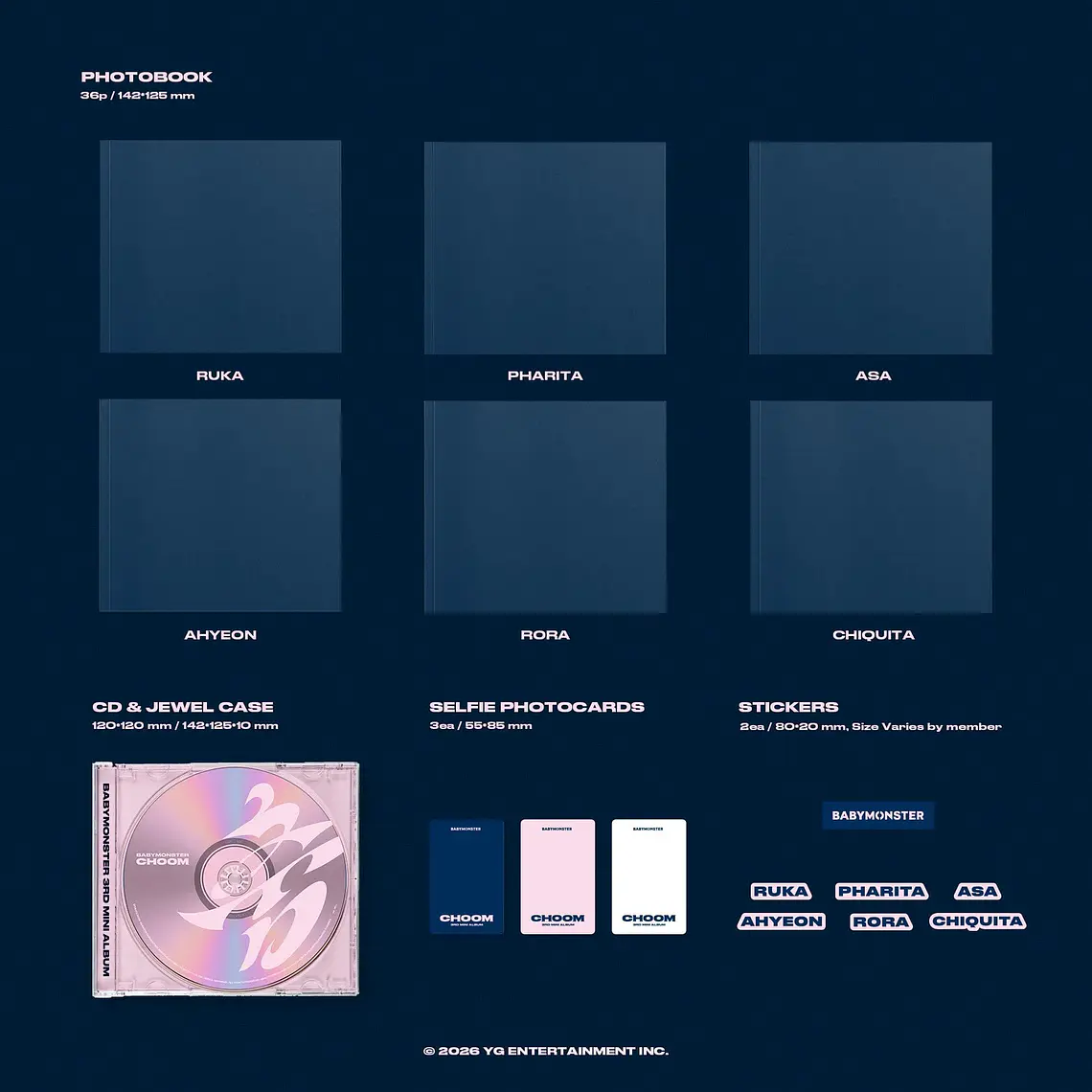 BABYMONSTER - CHOOM (JEWEL VER.) 3