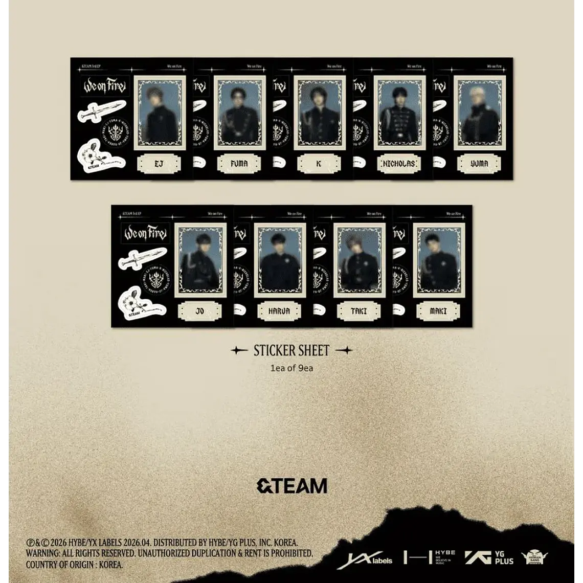 &TEAM - 3rd EP [We on Fire] (STANDARD EDITION) 4