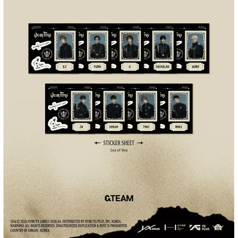 &TEAM - 3rd EP [We on Fire] (STANDARD EDITION) 4
