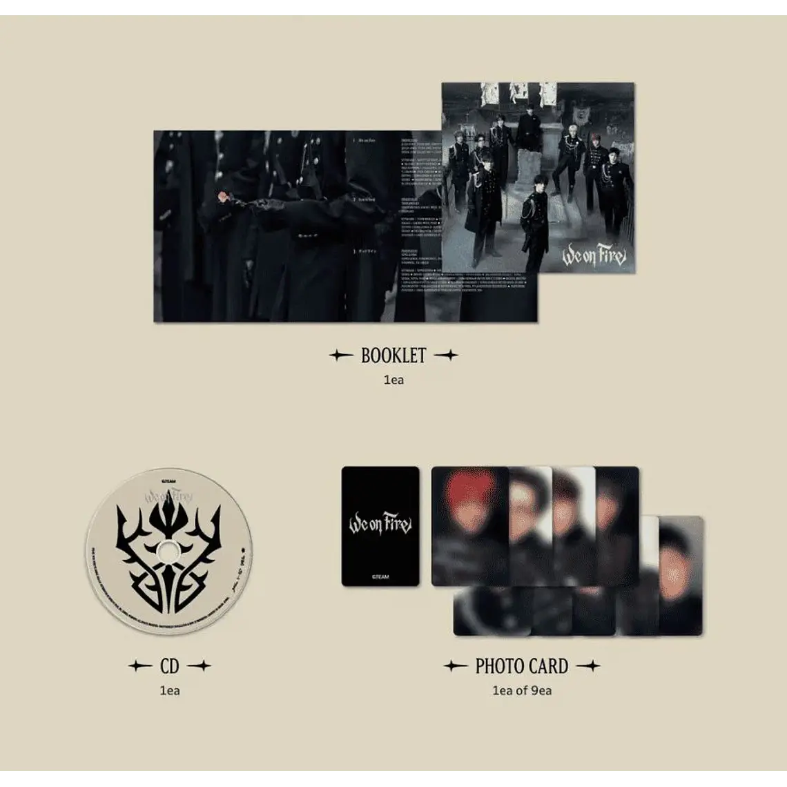 &TEAM - 3rd EP [We on Fire] (STANDARD EDITION) 3