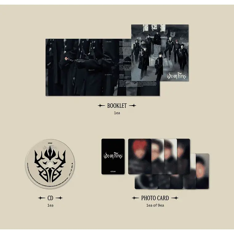 &TEAM - 3rd EP [We on Fire] (STANDARD EDITION) 3