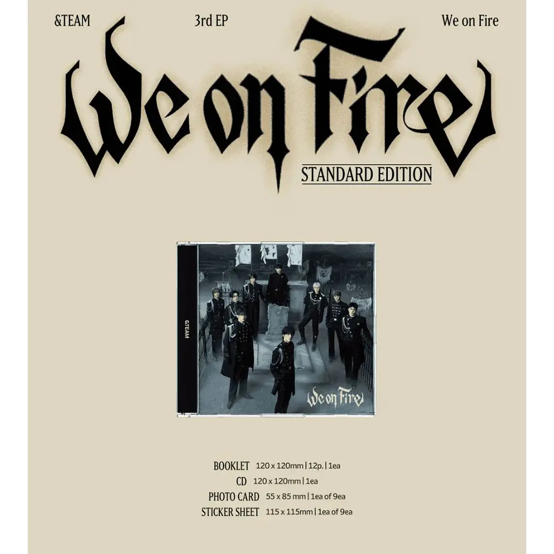 &TEAM - 3rd EP [We on Fire] (STANDARD EDITION) 2