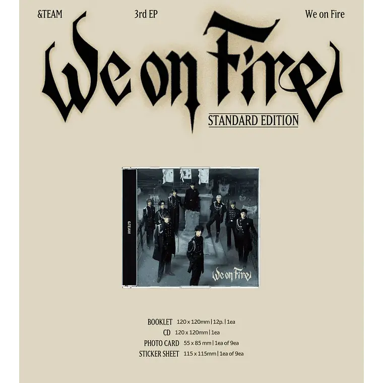 &TEAM - 3rd EP [We on Fire] (STANDARD EDITION) 2