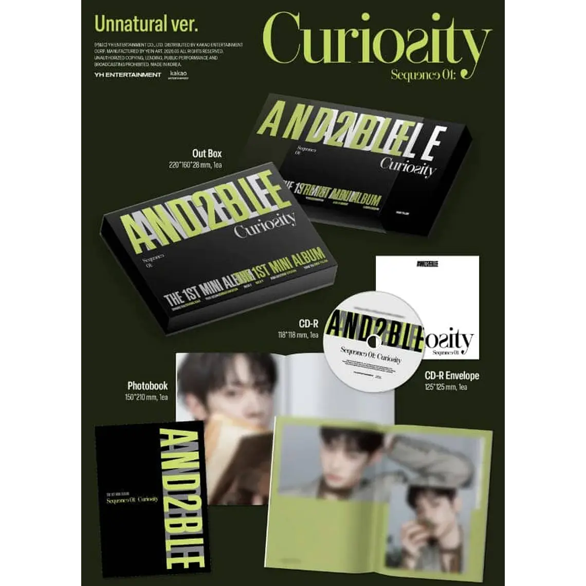 AND2BLE - 1ST MINI ALBUM [Sequence 01: Curiosity] 3