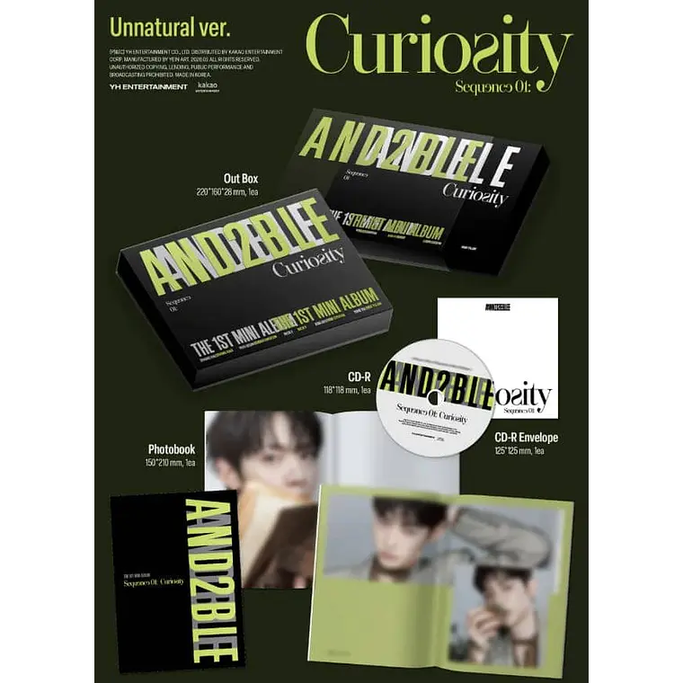 AND2BLE - 1ST MINI ALBUM [Sequence 01: Curiosity] 3