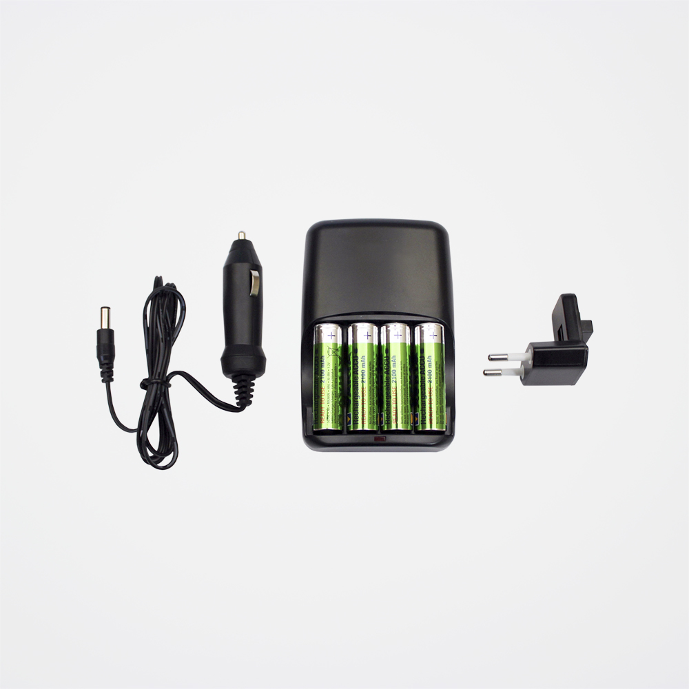 Nokta Fors Relic charging kit (ac/car charger + 4 aa rechargeable batteries)