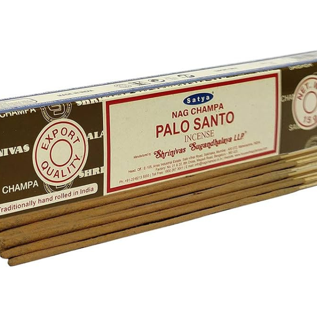 Incienso en Varilla Palo Santo Satya 15 g 2