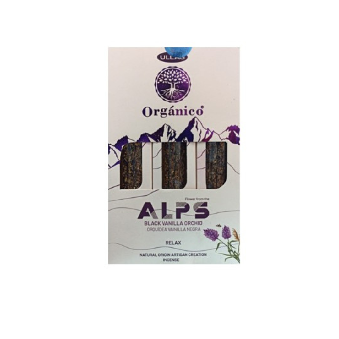 Incienso en Varilla Natural Alpes Orquídea & Vainilla Negra Ullas 25 g 3