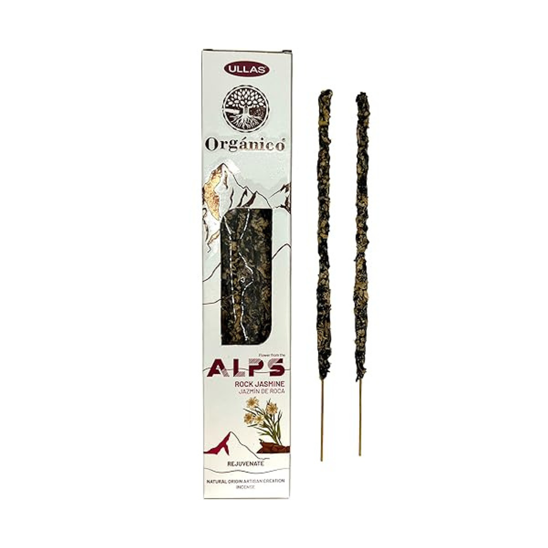 Incienso en Varilla Natural Alpes Jazmín de Roca Ullas 25 g 2