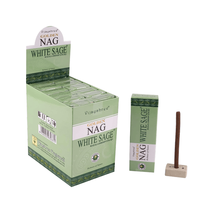 Incienso Dhoop Golden Salvia Blanca Vijayshree 12 uni 3