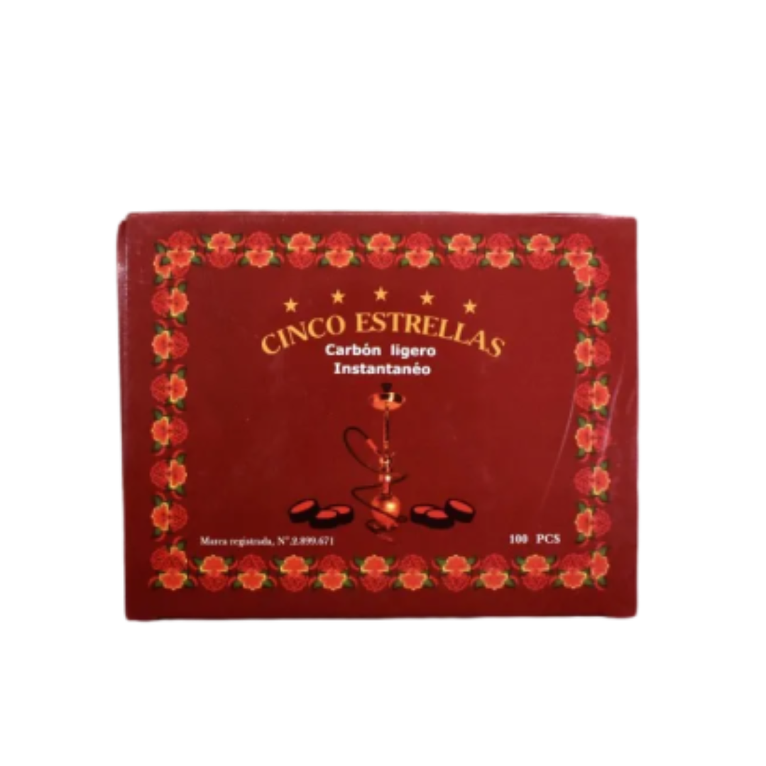 Carbón Carbón 5 estrellas 10 pats de 33 mm 2