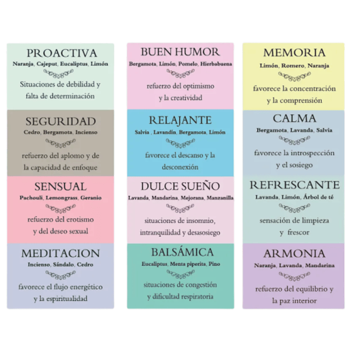 Sinergia de Aceite Esencial para Difusor/Nebulizador Proactiva Euroscents 30 ml  2