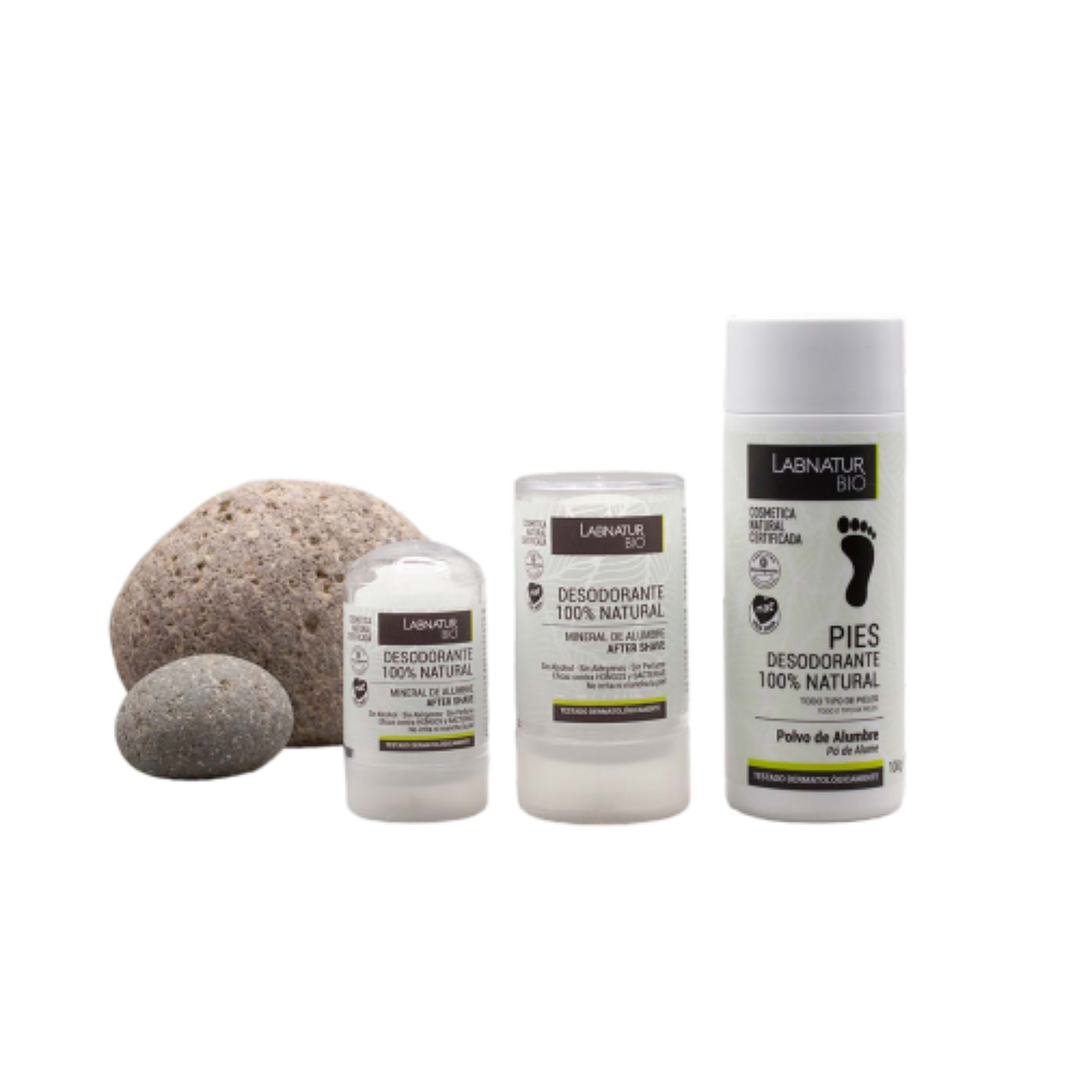 Desodorante Natural de Alumbre Stick Labnatur Bio 120 g  3