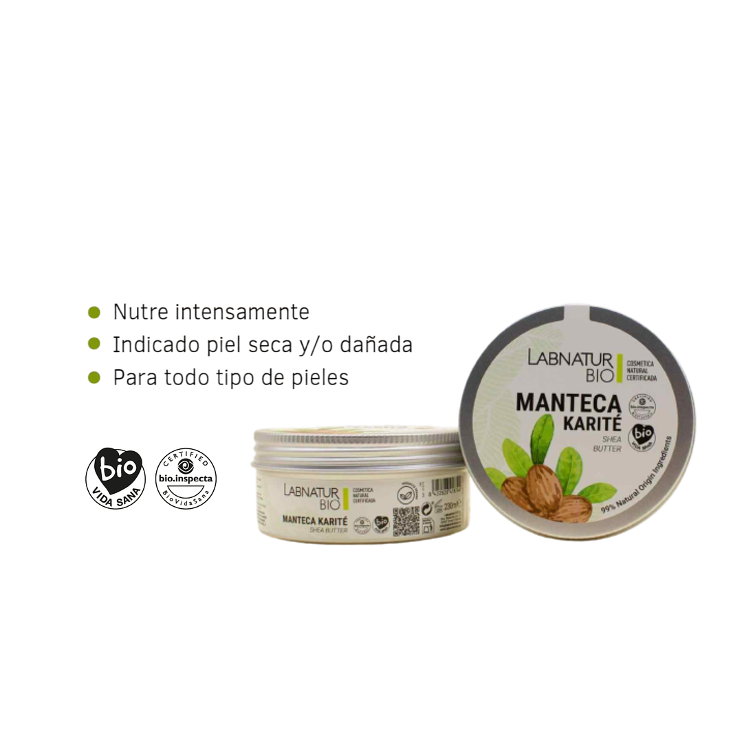 Manteca Corporal de Karité Labnatur Bio 230 ml 2